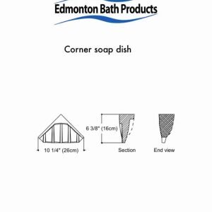 corner soap dish