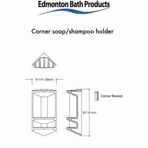 corner soap shampoo holder